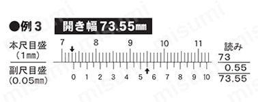 例3 開き幅73.55mm