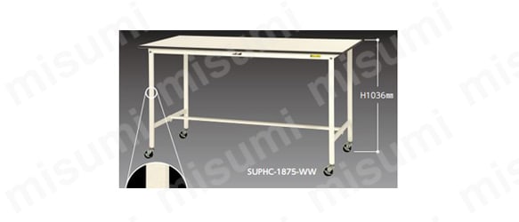 ワークテーブル150シリーズ（移動式 H1036mm） | 山金工業 | MISUMI