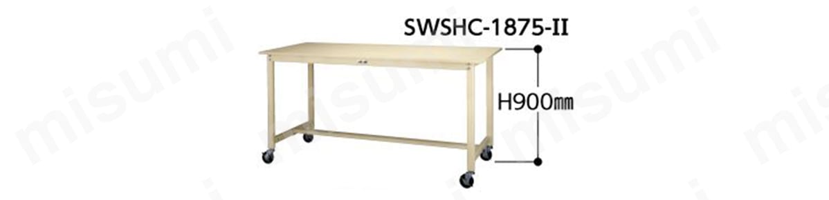 軽量作業台／ワークテーブル耐荷重160kg （移動式H900） | 山金工業
