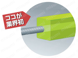 四角コイルセーフティコード ハイスクエア（ステンレスワイヤ芯） 仕様03