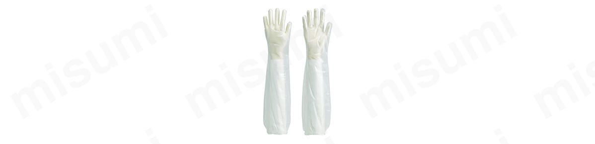 使い捨てポリエチレンロング手袋（フリーサイズ・30枚入） トラスコ中山 MISUMI(ミスミ)