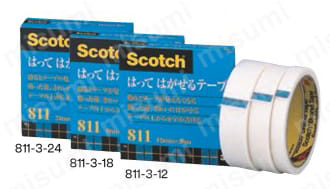 811-3-18 | スコッチ® 貼ってはがせるテープ 巻芯径76mm(テープ 811-3-18 | スコッチ® 貼ってはがせるテープ 巻芯径76mm(テープ