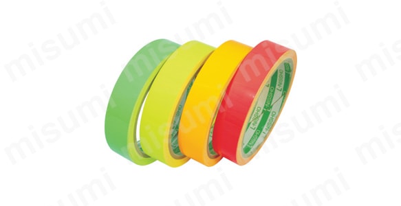 蛍光テープ 20mm×5m・45mm×5m・90mm×5m イメージ