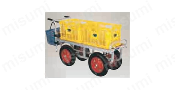 (運賃見積り)(直送品)HARAX 愛菜号 13×3Nノーパンクタイヤ 積載面1100~1250×420~620 CH-1334N 運賃見積り)(直送品)HARAX 愛菜号 14インチノーパンクタイヤ 積載面740~