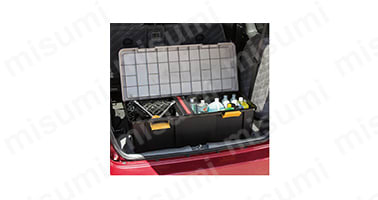 RVBOX 900D ・ステーションワゴンのトランク収納にぴったりサイズのRVBOX。 ・部屋での多目的収納BOXとしても使用可能。 商品サイズ : 幅約90.0ｘ奥行約40.0ｘ高さ約28.0cm 内寸サイズ : 幅約83.0ｘ奥行約30.0ｘ高さ約24.0cm 耐荷重 : 約30kg（フタ） 重量 : 3,480g 材質 : ポリプロピレン