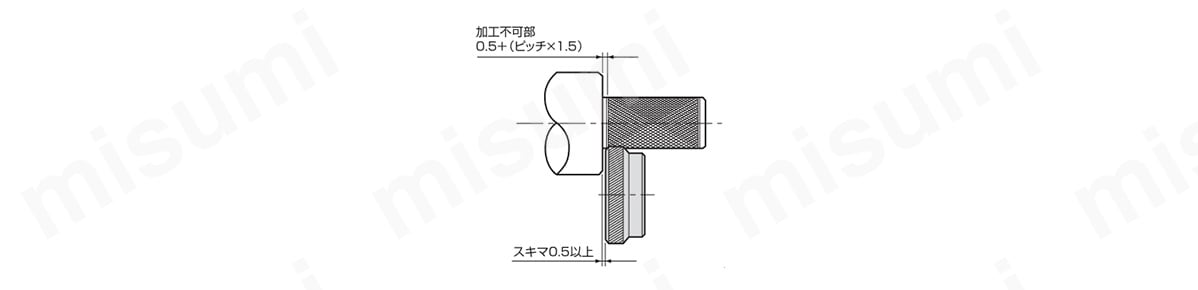 転造ローレットホルダーE型（キワ加工アヤ目用） KH2E20・25 スーパーツール MISUMI(ミスミ)