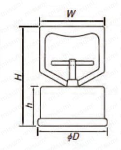 マグハンド®（耐熱仕様） 外形図