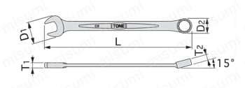 新型コンビネーションスパナ | TONE | MISUMI(ミスミ)
