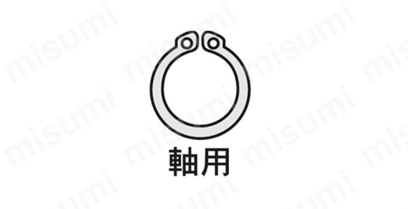スナップリングプライヤ（軸用）:関連画像