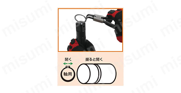 スナップリングプライヤ（軸用）:関連画像