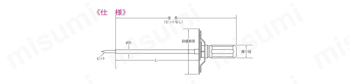 CN200DPSK | カノン 傘形トルクドライバー（置針付） CN-DPSK形（標準