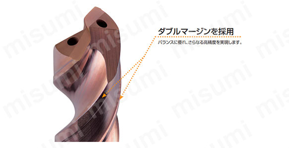 MVS WSTARドリル（内部給油形） 小径タイプ | 三菱マテリアル | MISUMI