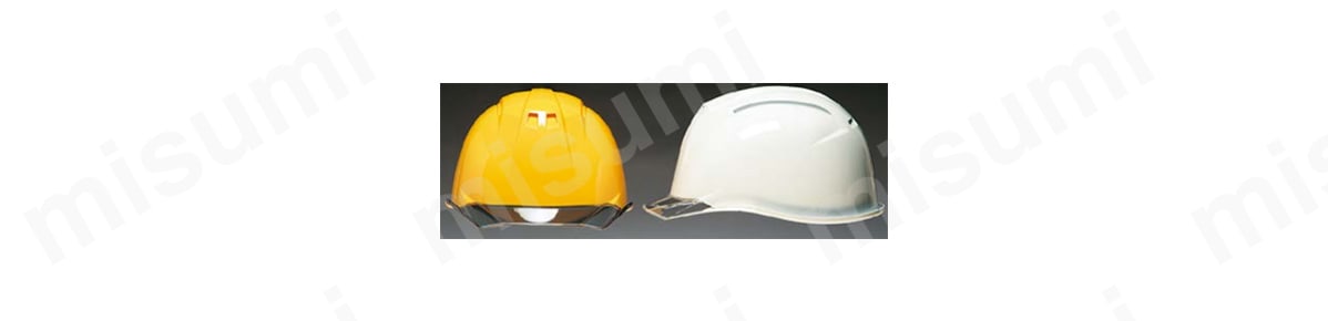 PC樹脂製ヘルメットAP11-C型（透明バイザー・雨垂れ防止溝付・衝撃吸収ライナー付）:関連画像