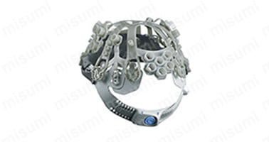 FRP樹脂製ヘルメット エアライト（シールド面付・衝撃吸収ライナー付） ST-101J-SH-EPA:関連画像
