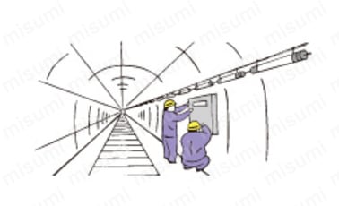 仮設トンネル、地下道で