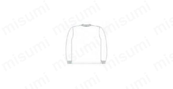 長袖Tシャツの外形図