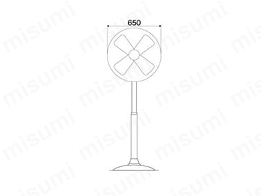 60cmビッグファンスタンド式