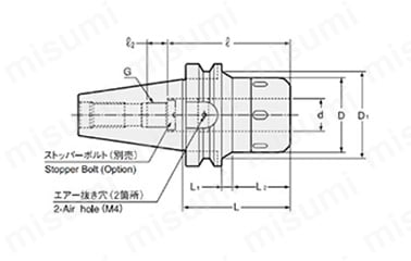 BT40-CT32S-105 | CT・S スーパータイトロックミーリングチャック BT