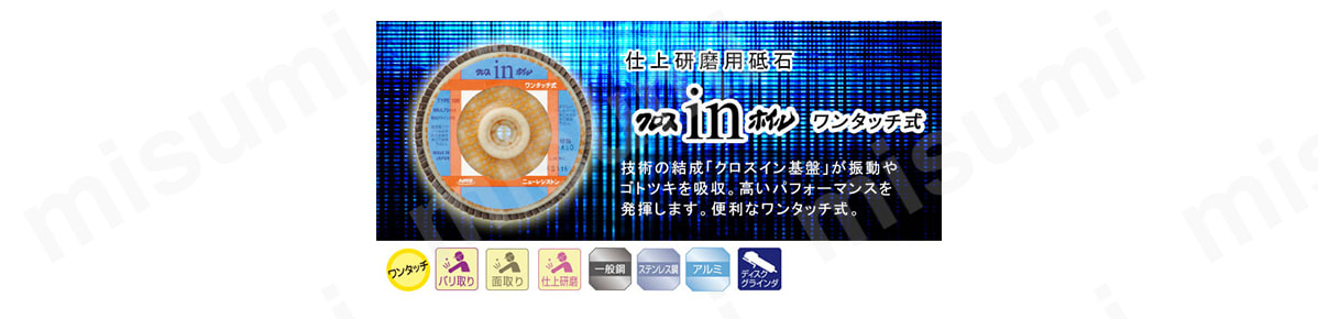 クロスinホイル（ワンタッチ式） 多羽根ディスク:関連画像