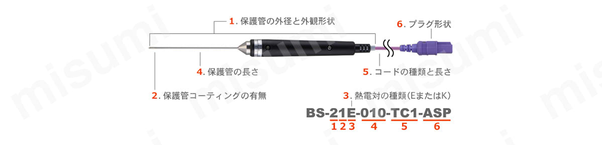 BS-21E-010-TC1-ASP | 半固形物・液体一般用温度センサ BSシリーズ