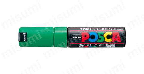 PC8K8C | ポスカ 太字・角芯 8色セット | 三菱鉛筆 | MISUMI(ミスミ)