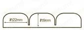 9mm クッションマット  外形図