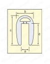 1000mm エッジガード  外形図