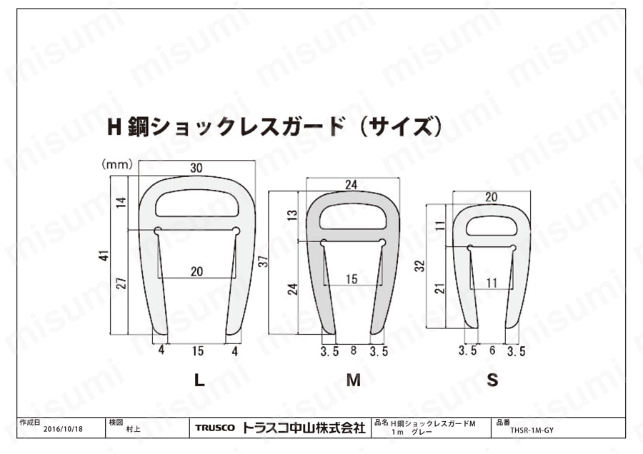 訳あり H鋼ショックレスガード トラスコ中山 | MISUMI | トラスコ中山 タイムセール