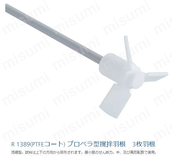 プロペラ型3枚撹拌羽根 R1389 | 東京硝子器械 | MISUMI(ミスミ)