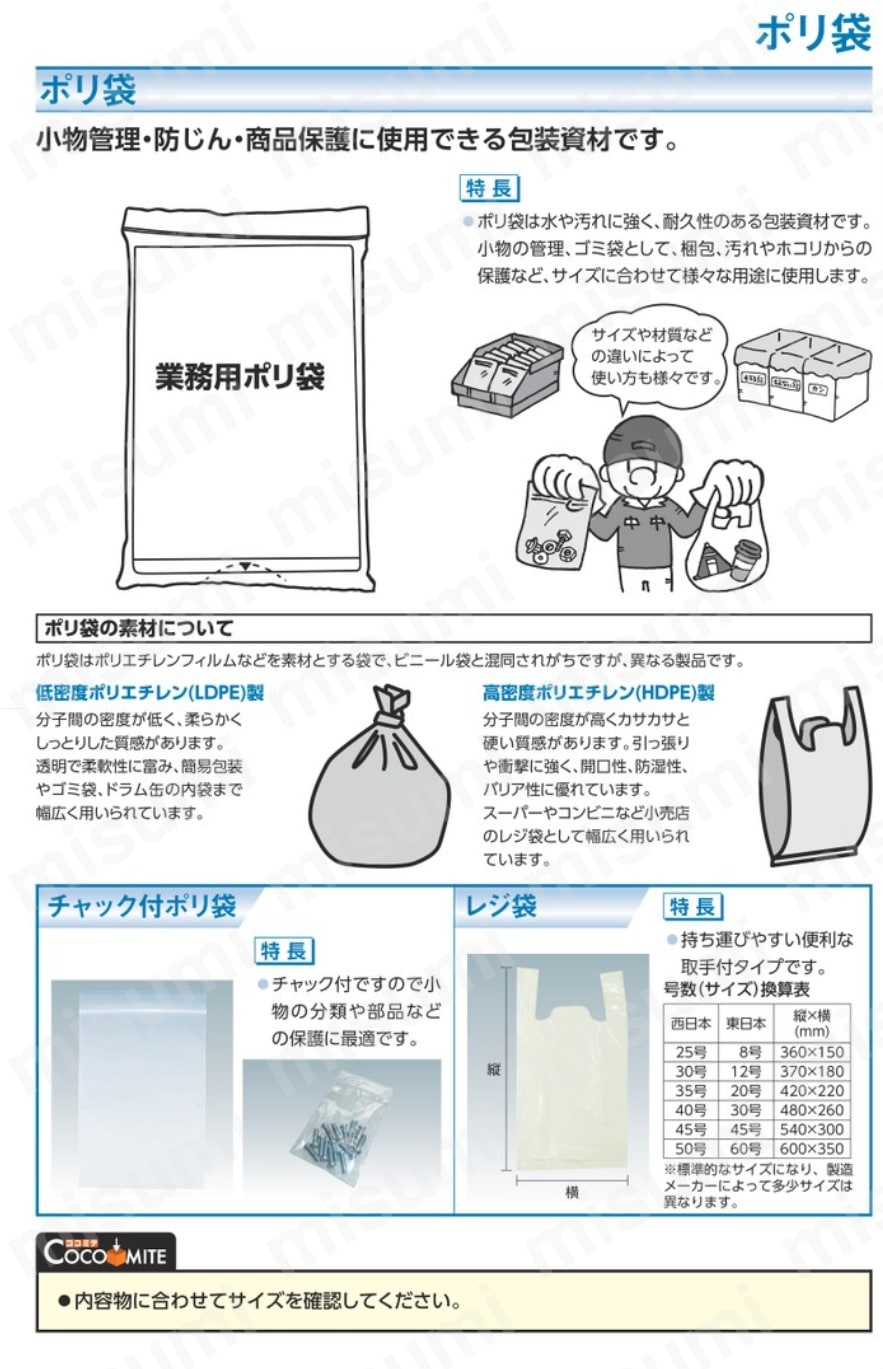 静電気シールドバッグ フラットタイプ | DESCO JAPAN | MISUMI(ミスミ)