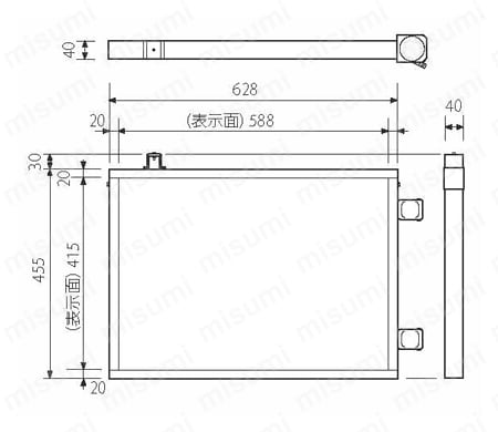 305-37 | 取付金具一体型両面標識 | ユニット | ミスミ | 4571181500505