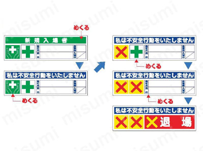 ユニット 新規入場者ステッカー PPステッカー 30×100 10枚1シート 関連画像1