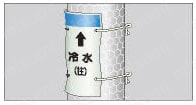 短冊型表示板 帯のみ エコユニボード 250X100X1厚  ご注意