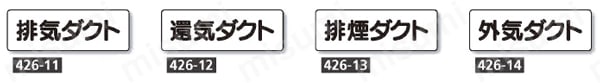 流体名ステッカー 80X240 特長