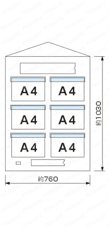 フリー掲示板  外形図05