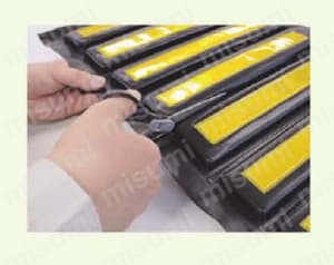 ユニット ストライプ反射クッション 黄/黒(反射) 製品仕様