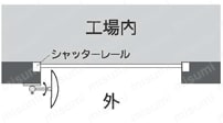 フォークリフト出口ミラー 使用例2