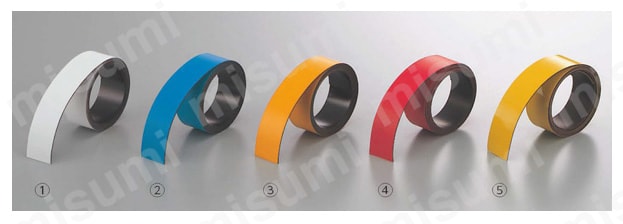 カラーストライプ（テープ状ゴムマグネット）  製品の基本仕様・特長