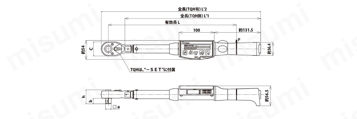 CPT200X19Dの寸法図