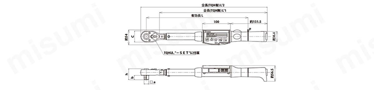 東日製作所/TOHNICHI デジタルトルクレンチ CPT50X12D - 工具、DIY用品