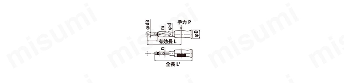 トーニチ ヘッド交換式単能形トルクレンチ CSP3N4X8D | 東日製作所