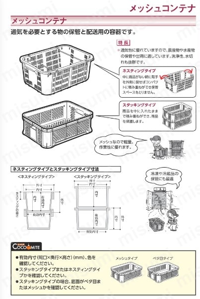 リス MB型リステナーGB-13 メッシュ | 岐阜プラスチック工業 | MISUMI