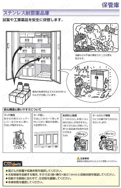 ステンレス保管庫 一段式ベース付 LG型 （ガラス戸） | シンコー 