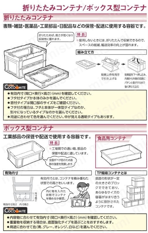 リス トレーコンテナーMK-16 青 | 岐阜プラスチック工業 | MISUMI(ミスミ)