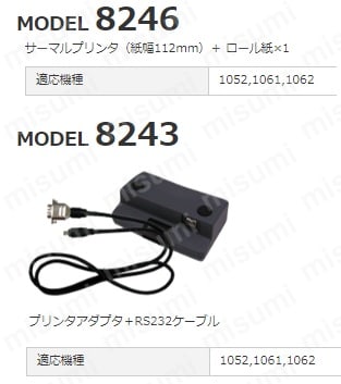 共立電気計器 プリンタ 8246 (オプション) :p5-kyori-8246:道具屋さん