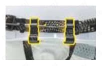 ヘルメットホルダーRV0020 4個入り 使用事例