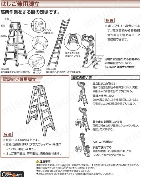 梯子用スタビライザー | 長谷川工業 | MISUMI(ミスミ)