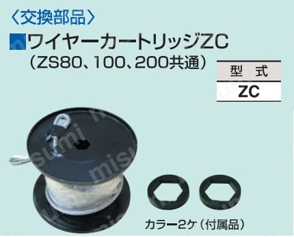 ZC | HHH ワイヤーカートリッジ ZS80,100,200用 | スリーエッチ ZC | HHH ワイヤーカートリッジ ZS80,100,200用 | スリーエッチ