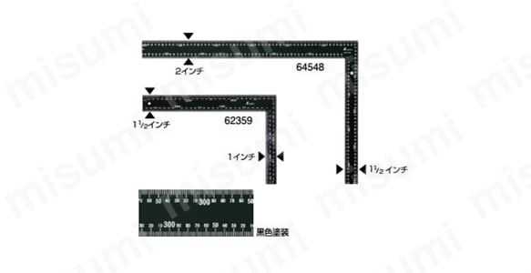 洋裁尺・ラフタースコヤ・フラットスコヤ | シンワ測定 | MISUMI