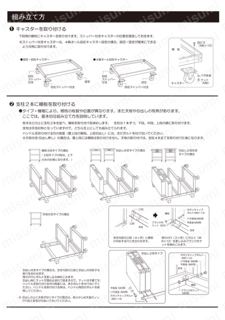 TRUSCO イーグルワゴン 900X600XH600 4輪自在 YG色 | トラスコ中山